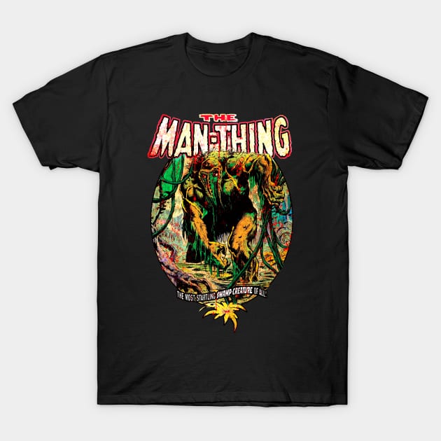 MAN-THING 1974 T-Shirt by gulymaiden